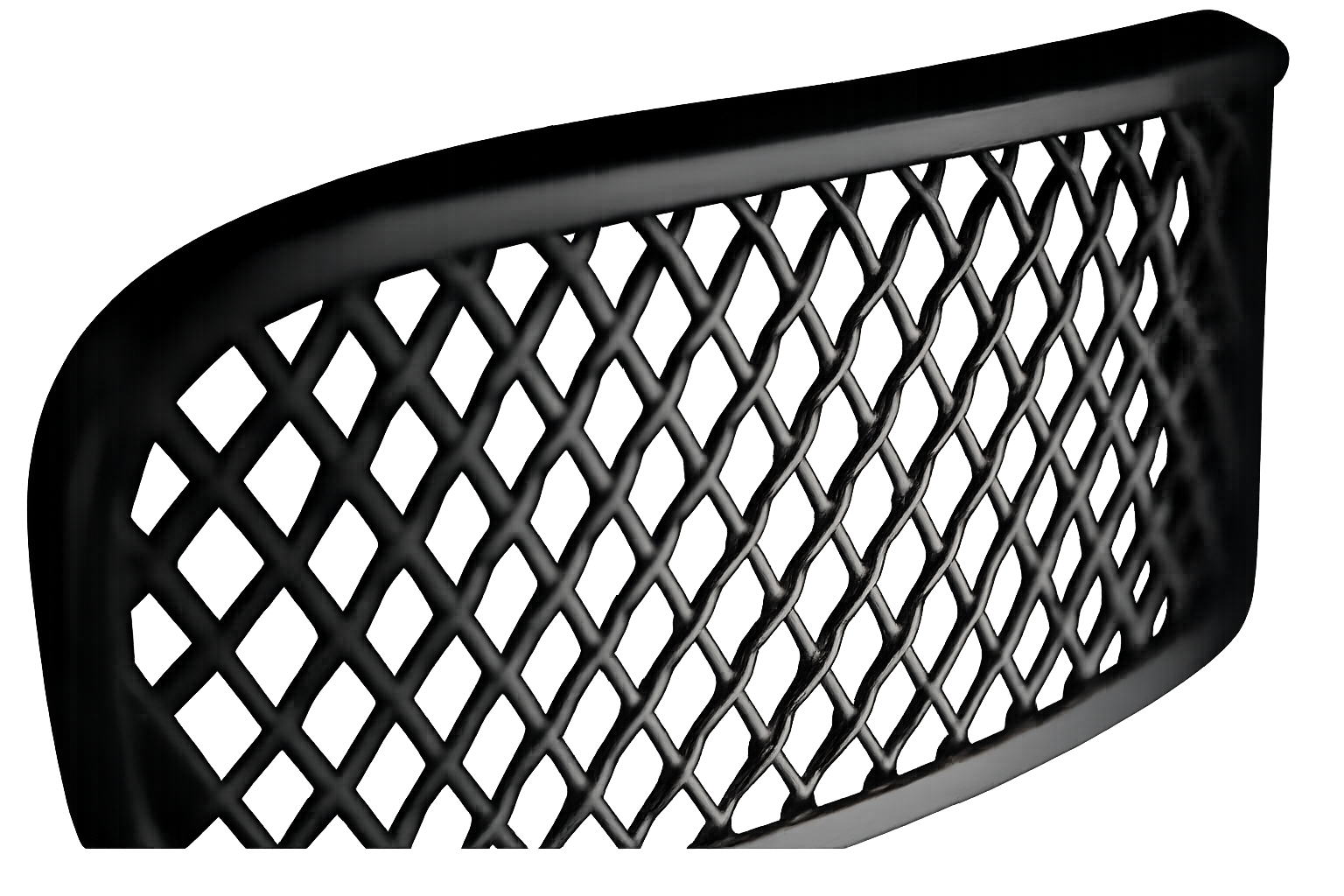 Black automotive grill
