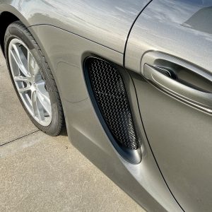 Porsche Cayman/Boxster 981 Side Vent Grilles 2012–2016 (SKU:ZPR43212B)