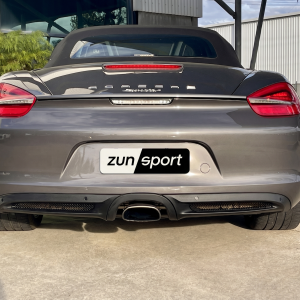 Porsche Cayman 981 Rear Bumper Grille Set (With Sensors) 2012-2016 (SKU:ZPR42912B)