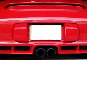 Porsche Cayman 987.2 Manual/PDK Rear Bumper Grille Set 2009–2013 (SKU:ZPR27309B)