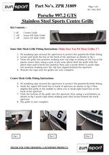 Porsche Carrera 997.2 GTS Full Grille Set 2009-2012 - Image 3