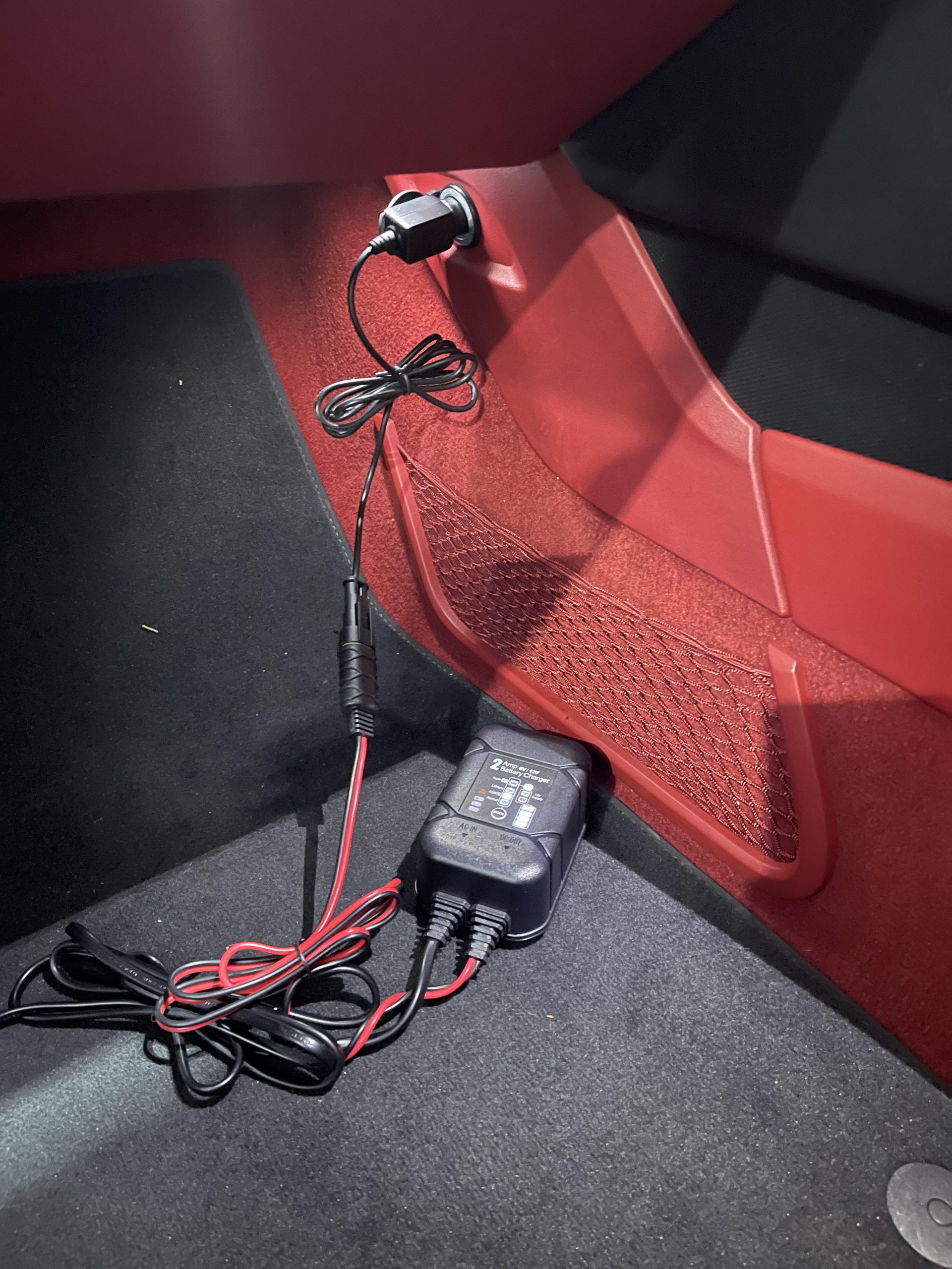 Porsche Battery Essential 6-12V 2amp Maintenance-Charging Made Easy (SKU:03-061)