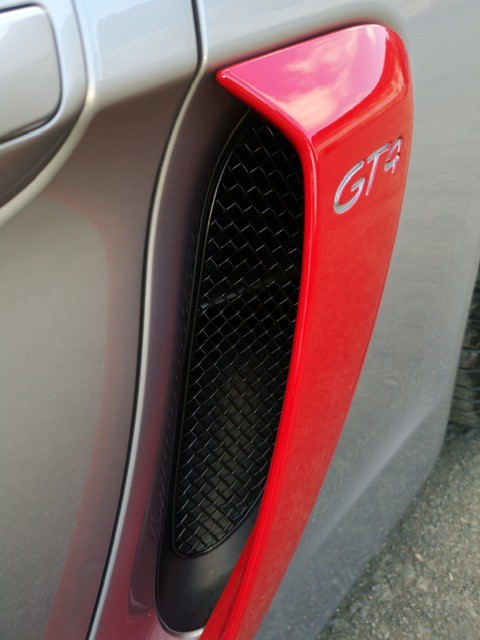 Porsche Boxster 981 GT4 Side Pod Grille Set 2015–2016 (SKU:ZPR434212B)