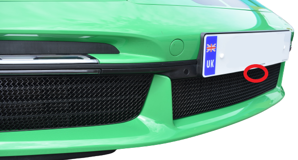 Porsche Carrera 992 Turbo/S Front Grille Set (FDC) 2020- (SKU:ZPR92820B)