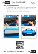 Porsche Carrera 991.2 GTS Front Grille Set (ACC) 2017-2018 (SKU:ZPR69017B) - Image 4