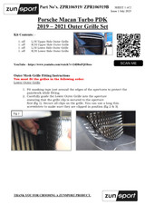 Porsche Macan TURBO Front Grille (PDK) 2019-2021 (SKU:ZPR107019B) - Image 5
