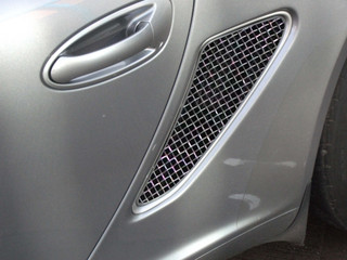 Porsche Boxster 987.1 Manual Side Vent Grilles Set 2005–2012 (SKU:ZPR46205B)