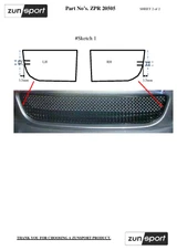Porsche Cayman 987.1 Manual/Tiptronic Front Grille Set 2005–2009 (SKU:ZPR20705B) - Image 5